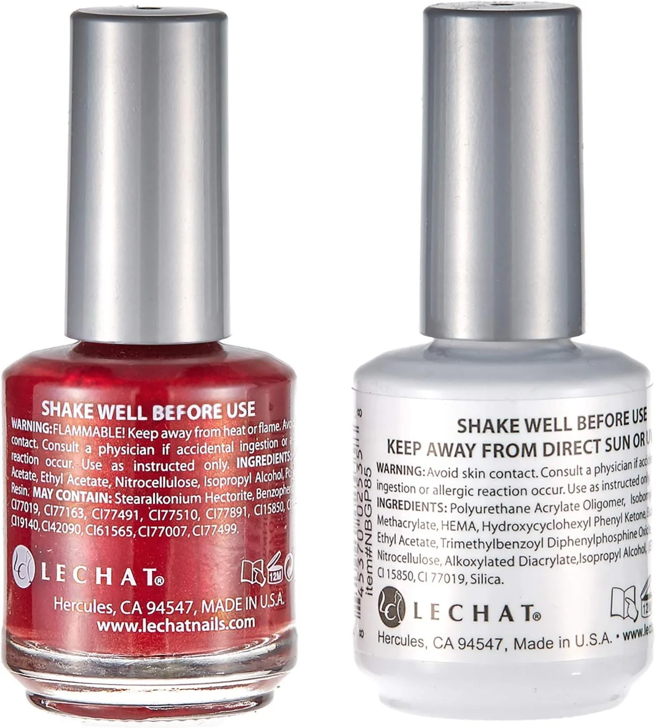 لاک ژل و لاک ناخن لچت نوبیلیتی، رز قرمز