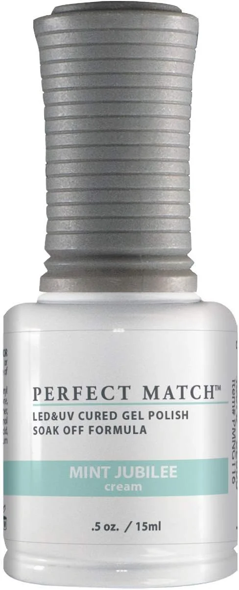 لاک ژل پولیش لچت Perfect Match، نعنایی جشن، 15 میلی لیتر (PMS116)