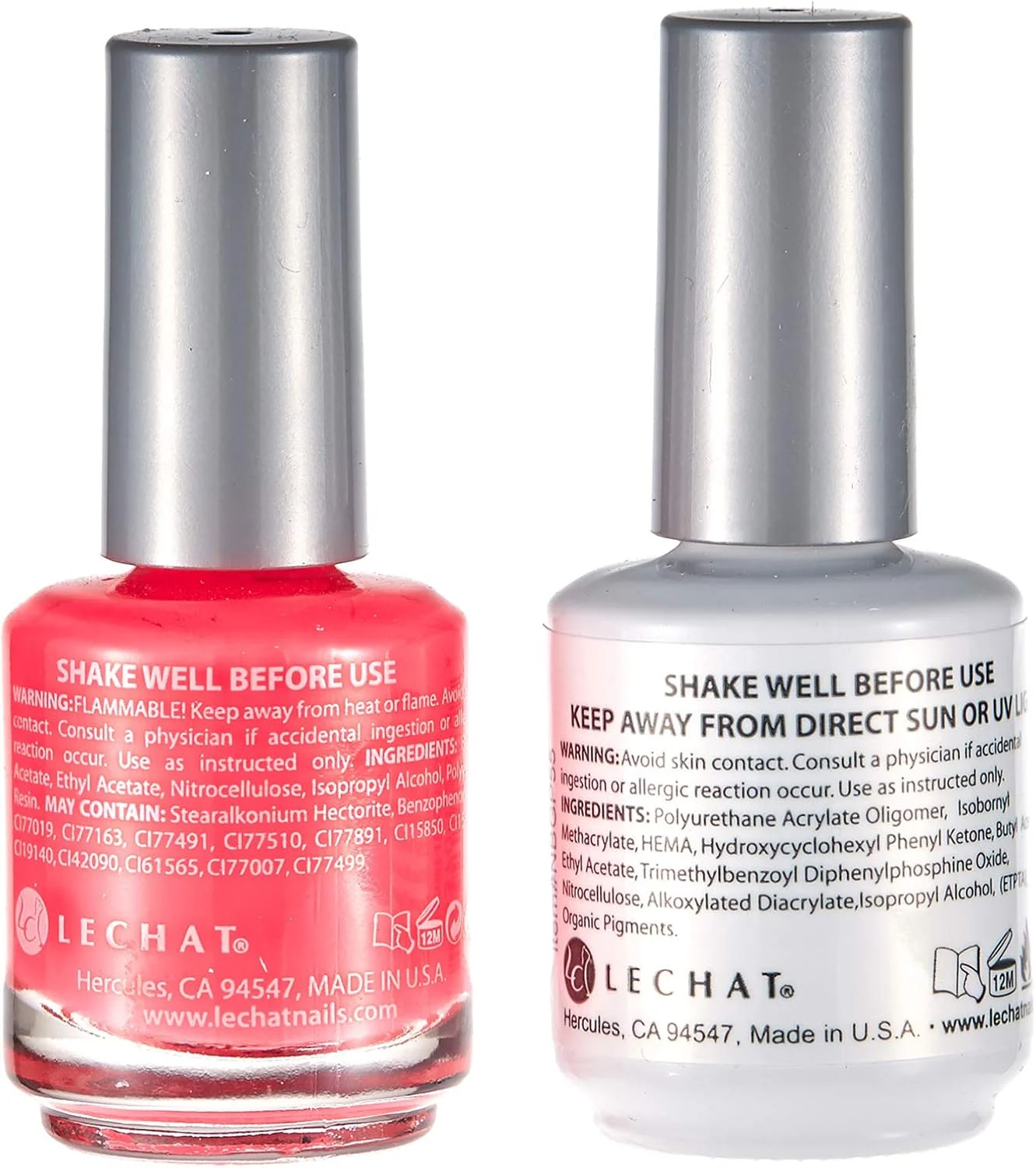 لاک ژل و لاک ناخن لچت نوبیلیتی، صورتی آتشین