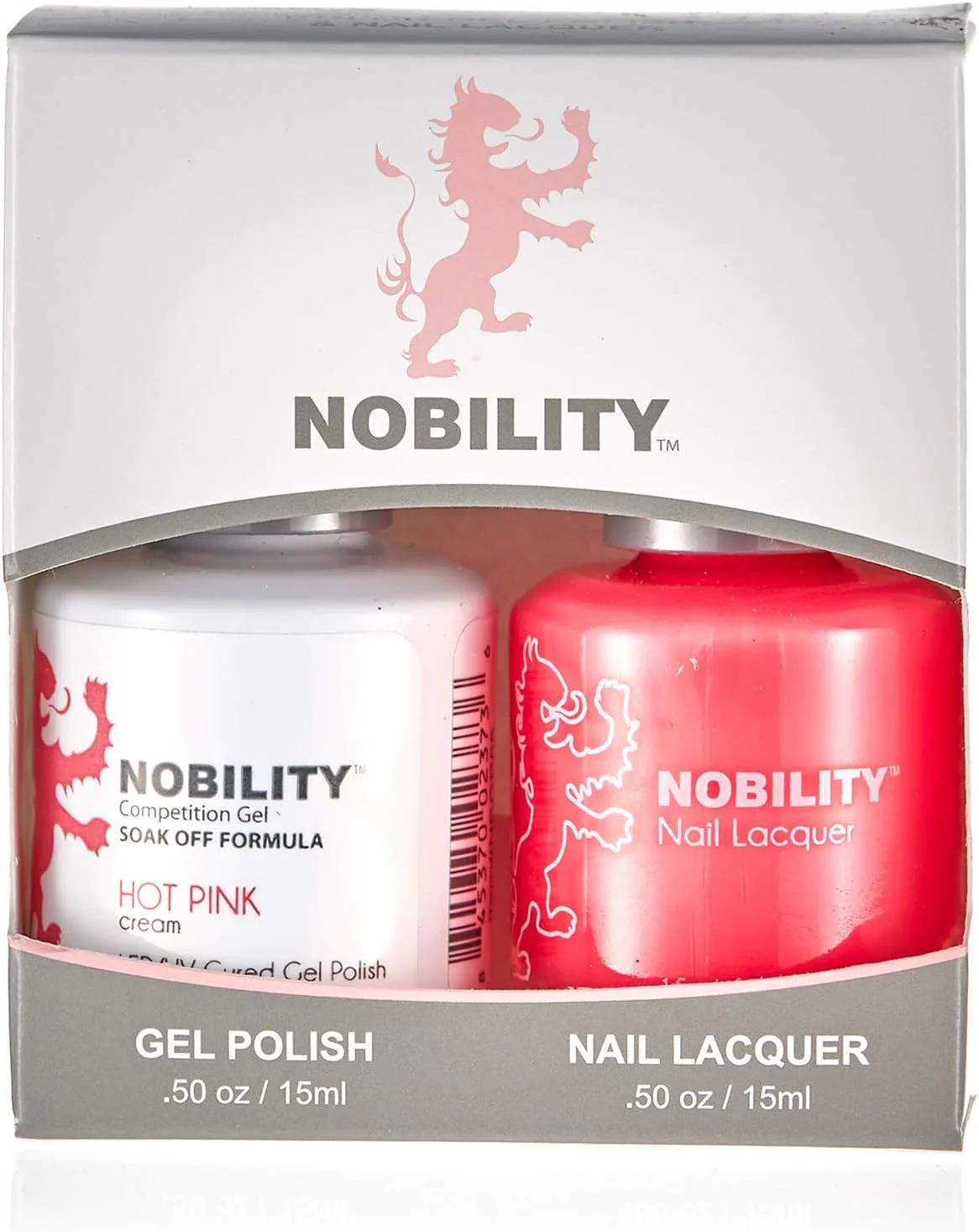 لاک ژل و لاک ناخن لچت نوبیلیتی، صورتی آتشین