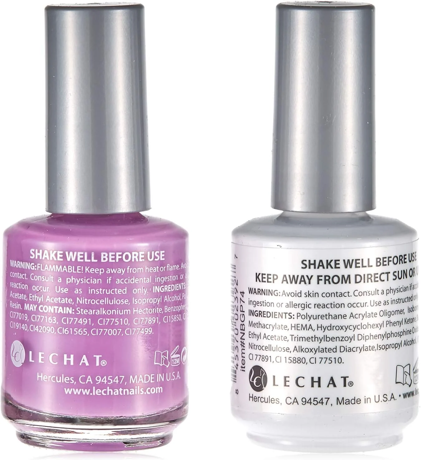 لاک ژل و لاک ناخن لچت نوبیلیتی، یاسی