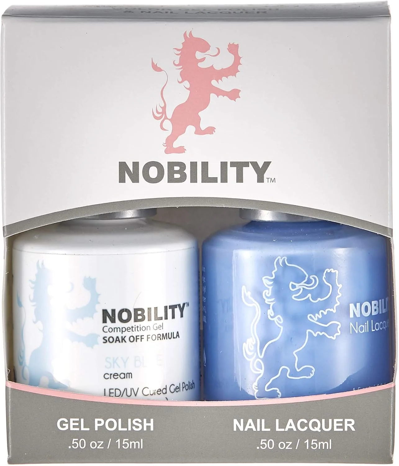 لاک ژل و لاک ناخن Lechat Nobility، آبی آسمانی