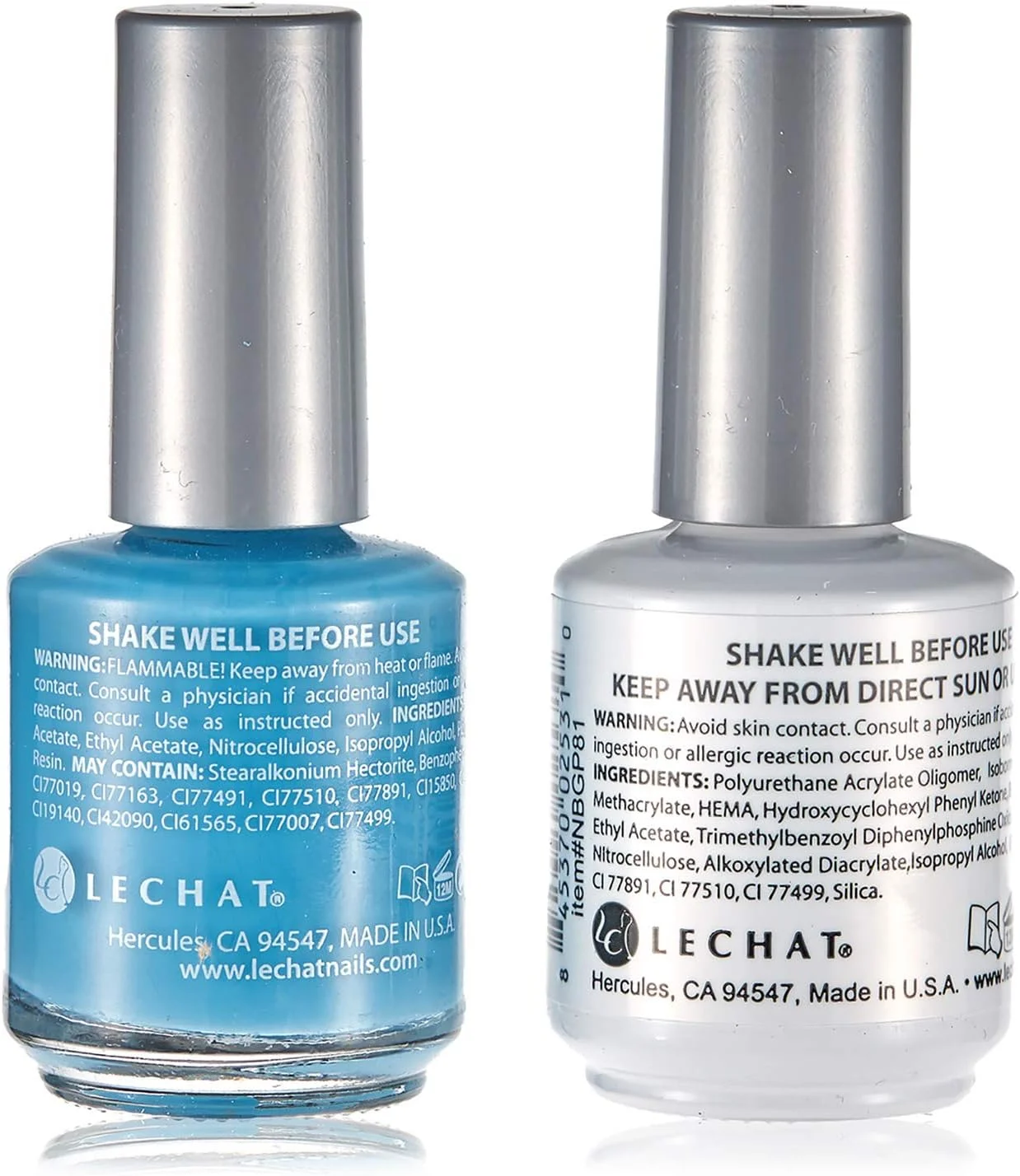 لاک ژل و لاک ناخن لچت نوبیلیتی، آبی خنک