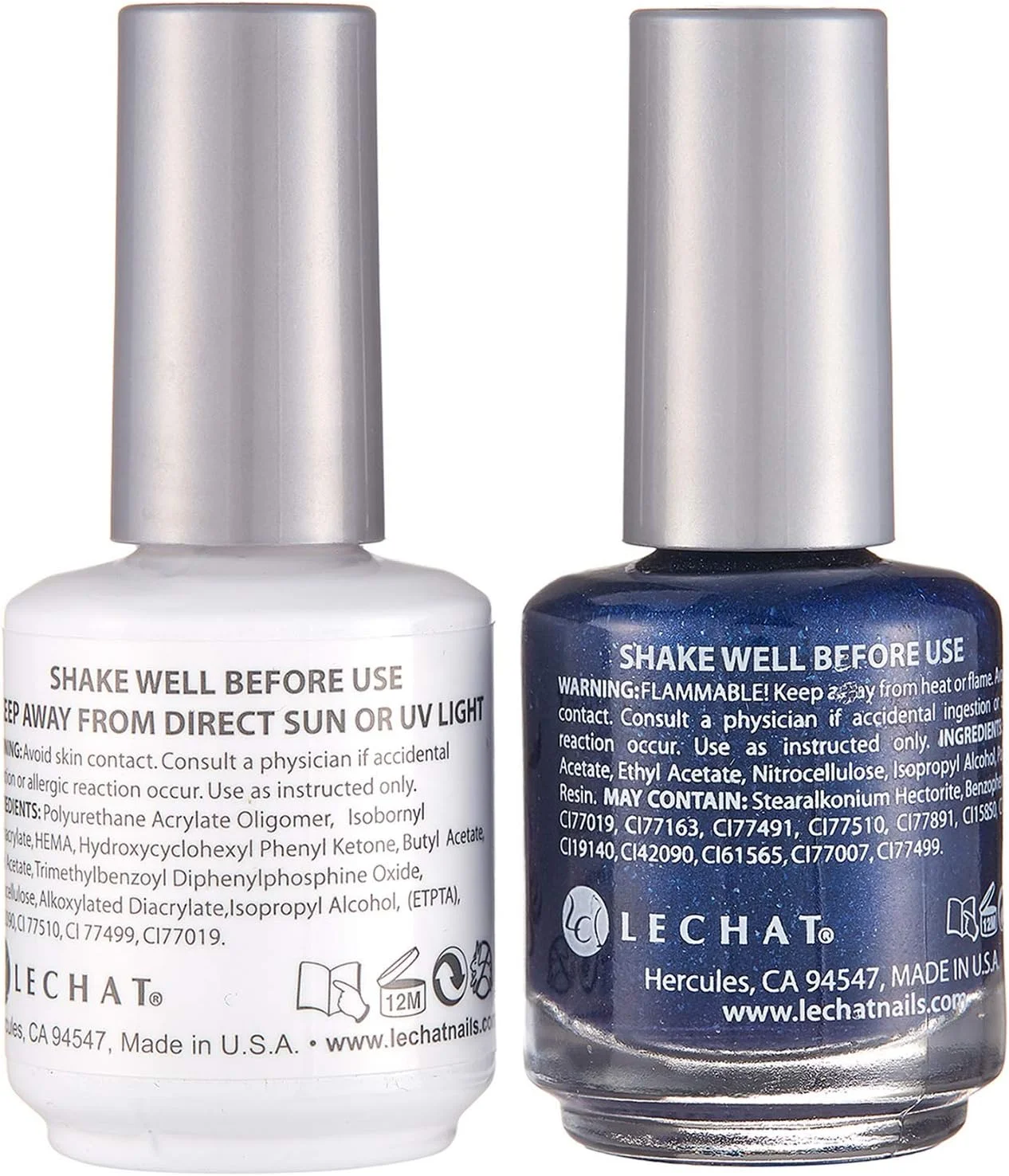 لاک ژل و لاک ناخن لچت نوبیلیتی، آبی سرمه ای