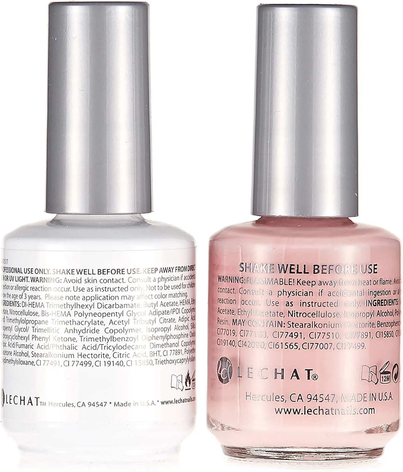 لاک ژل و لاک ناخن Lechat Nobility، طرح راه راه