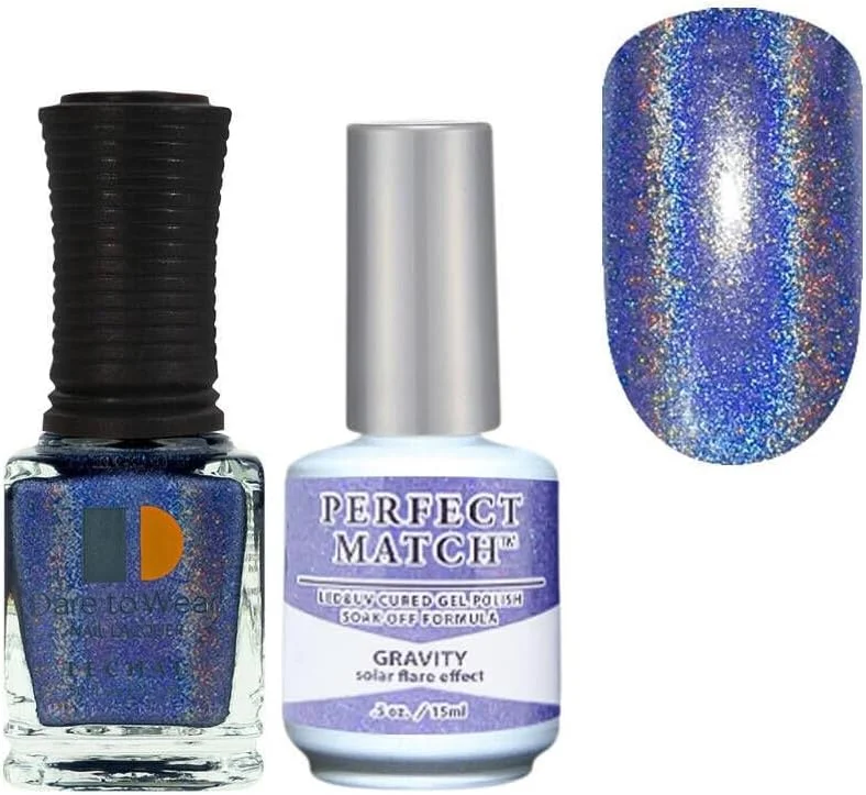 لاک ژل یو وی ال ای دی و لاک ناخن همرنگ لچت - Gravity