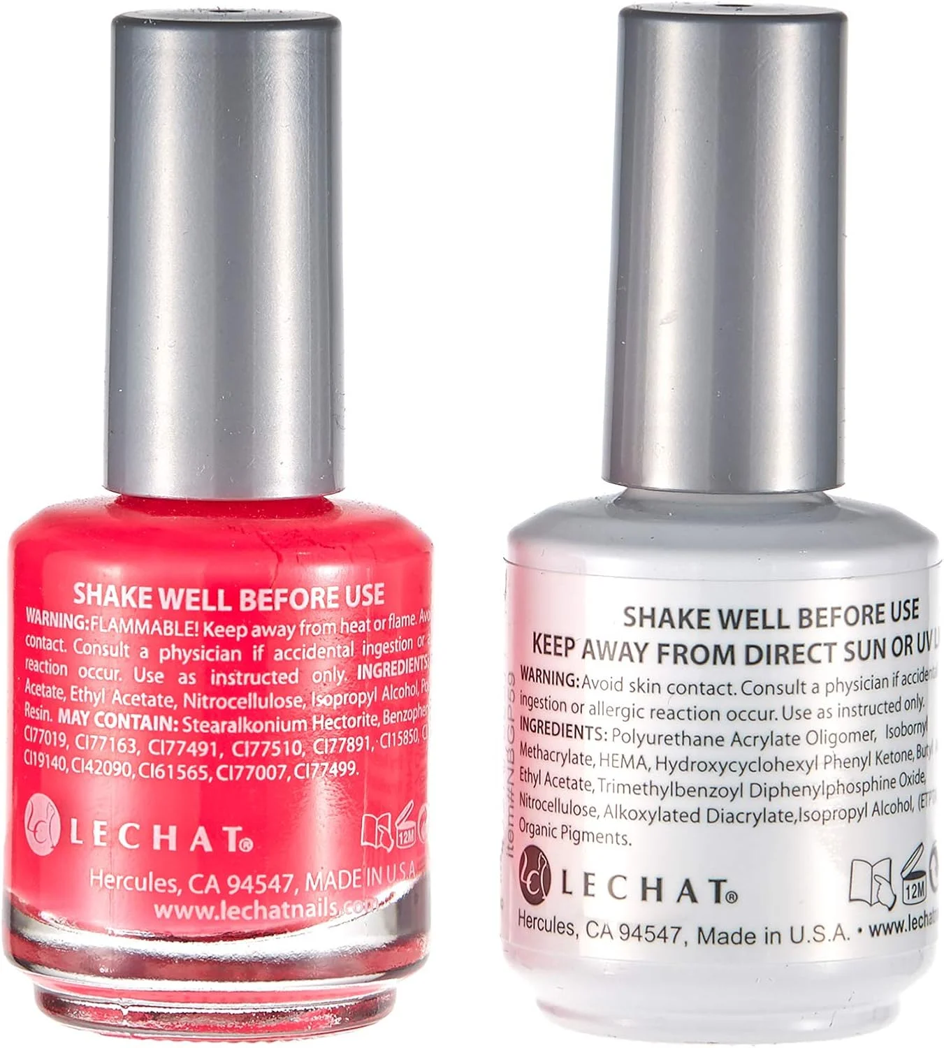 لاک ژل و لاک ناخن Lechat Nobility، صورتی واو