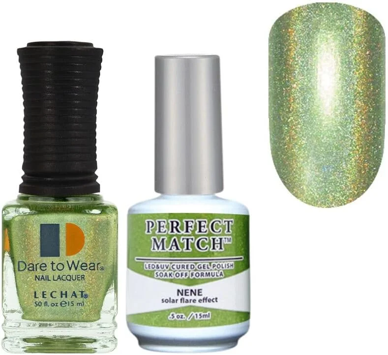 لاک ژل یو وی ال ای دی و لاک ناخن همرنگ لچت - Nene