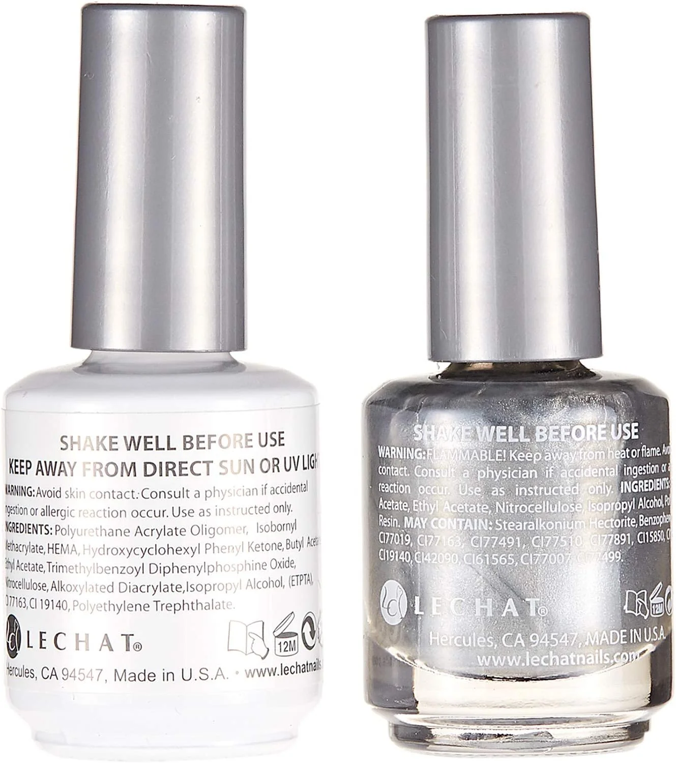 لاک ژل و لاک ناخن لچت نوبیلیتی، نقره ای