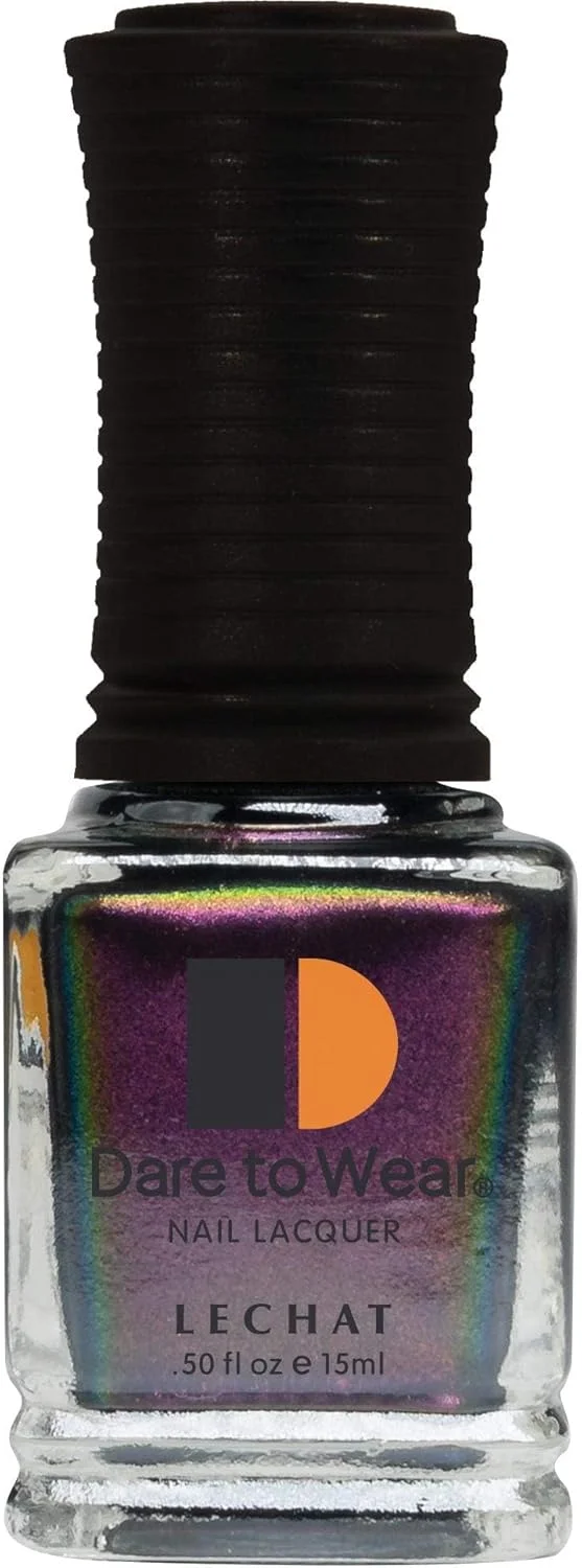 لاک ژل ناخن کروم متال لوکس لچت، رنگ آنوبیس لاک ژل ناخن کروم متال لوکس لچت، رنگ آنوبیس