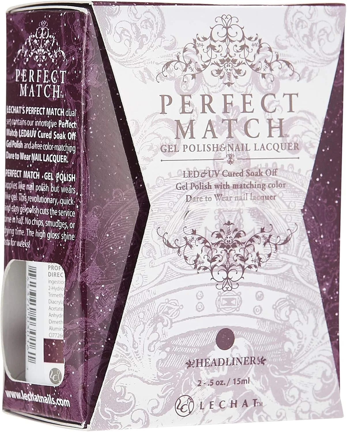 لاک ژل یو وی ال ای دی و لاک ناخن همرنگ لچت - هدلاینر