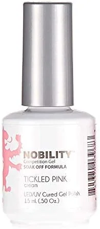 لاک ژل لچت نوبلیتی، مناسب مانیکور با دستگاه UV LED، رنگ صورتی قلقلکی [NBGP150]