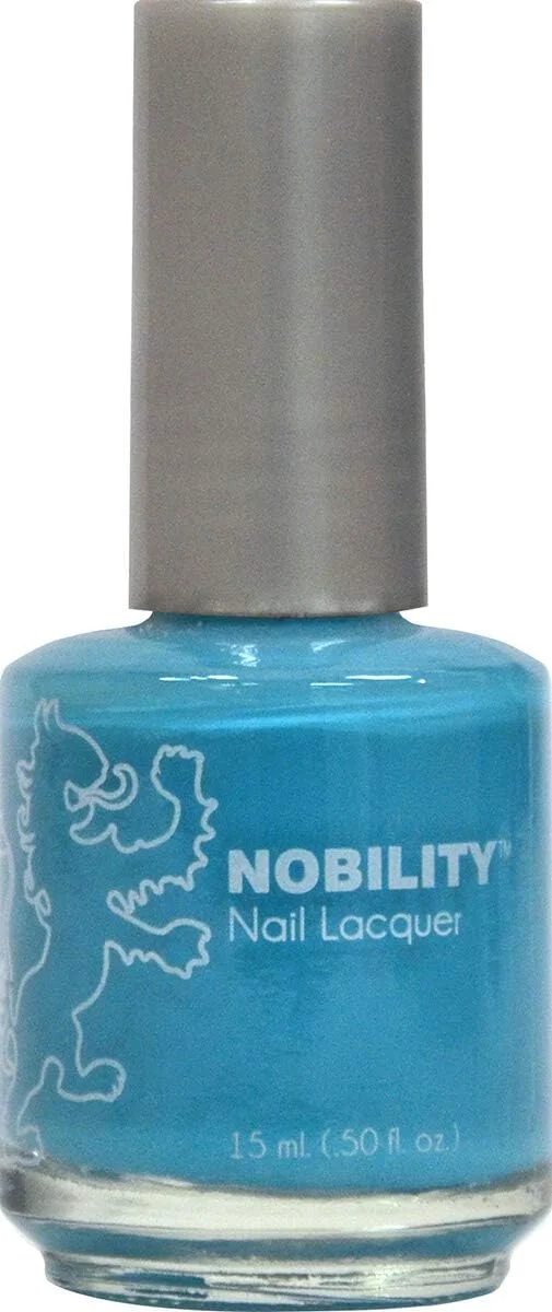 لاک ژل لچت، مجموعه لاک ناخن رنگ پوست، لاک ناخن نجابت، رنگ کاستاریکا آبی NBNL73