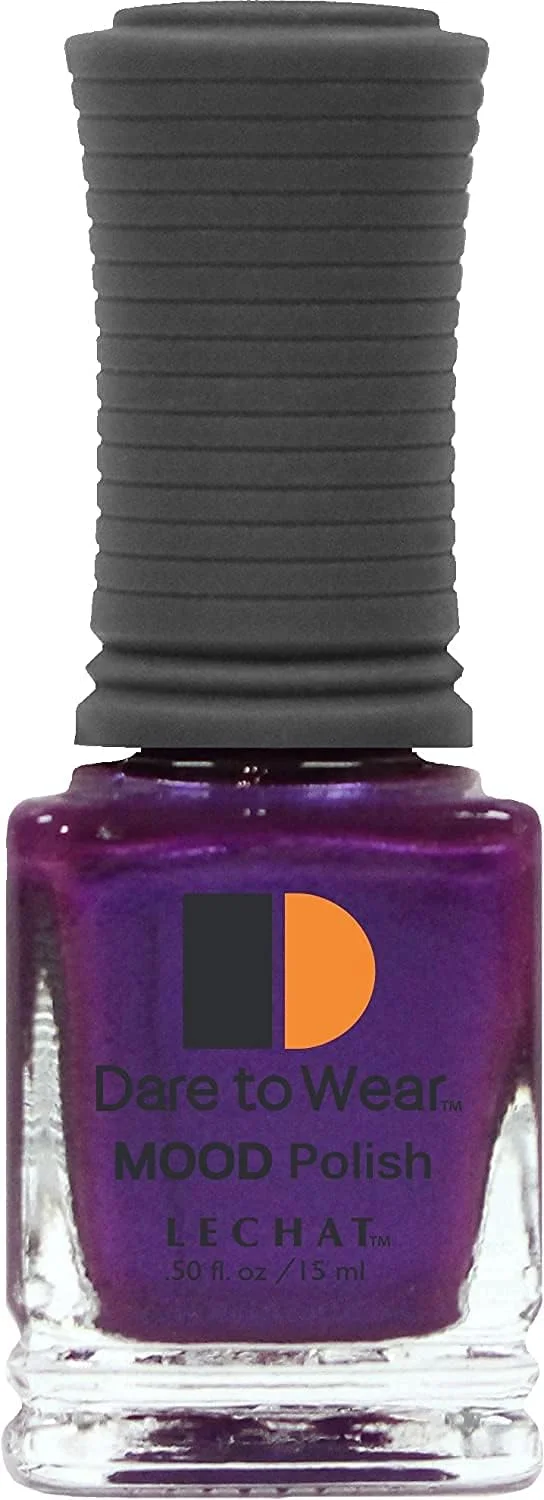 لاک ناخن تغییر رنگ دهنده حالت Lechat Dare to Wear - لاک ناخن تغییر رنگ دهنده دما، خودش رنگ عوض می کند، لاک ژل UV LED Soak Off - مروارید نیمه شب