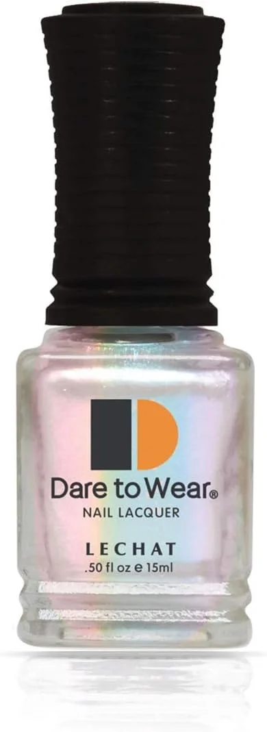 لاک ناخن LeChat، رژگونه ظریف با پوشش کرمی، لاک ناخن اکلیلی Unicorn Tears Spectra، ۱۵ میلی لیتر