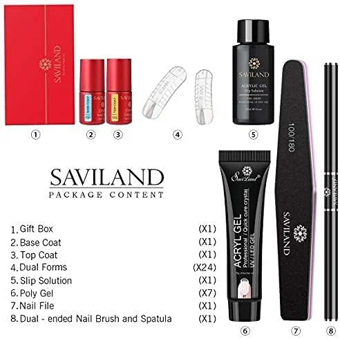 کیت ژل پلی برای ناخن ساویلند - ژل سازنده ناخن پلی نئون، تقویت کننده ناخن برای شروع کار با لاک ژل و تکنسین های حرفه ای ناخن کیت ژل پلی برای ناخن ساویلند - ژل سازنده ناخن پلی نئون، تقویت کننده ناخن برای شروع کار با لاک ژل و تکنسین های حرفه ای ناخن