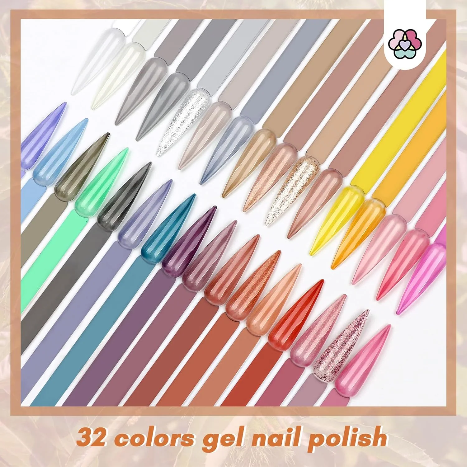 مجموعه لاک ژل روغن کرچک ساویلند، مجموعه لاک 35 رنگ، صورتی کالباسی شفاف و مد روز با 192 جلوه براق/مات/جامد/شفاف برای سالن ناخن، ست هدیه خانگی DIY