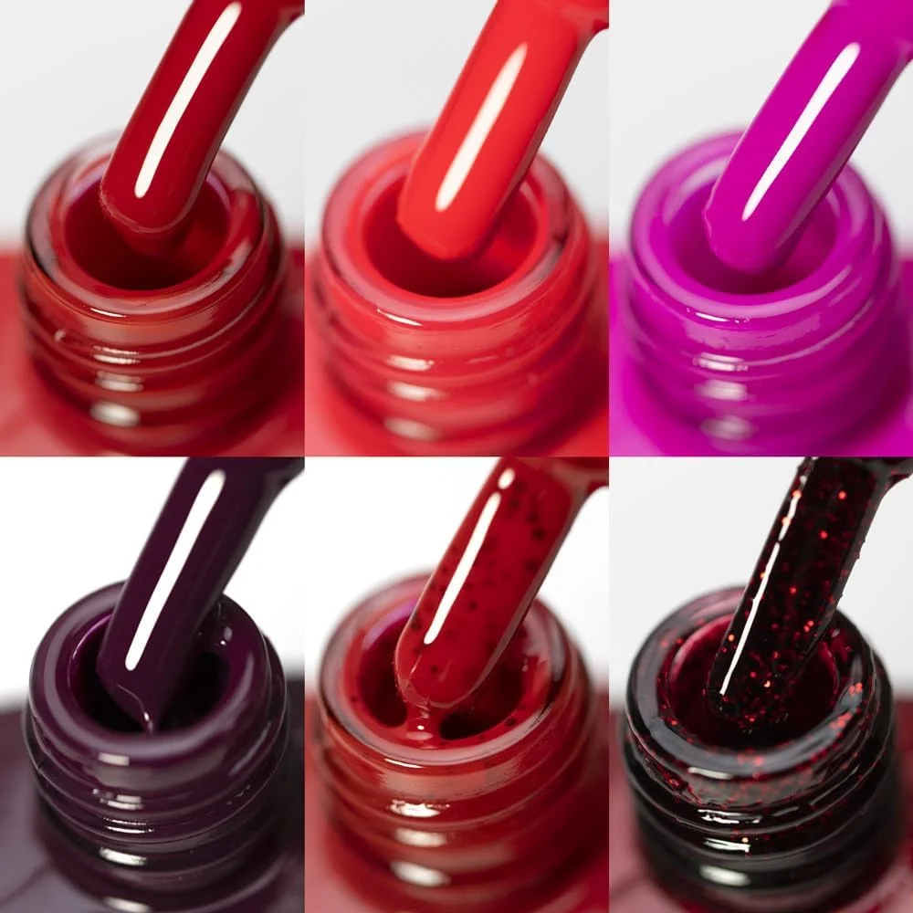 ست لاک ژل 30 عددی 9 میلی لیتری CANNI CC5، قرمز آتشین، زرشکی، اکلیلی، قرمز تیره، مناسب طراحی ناخن، مانیکور، استفاده در سالن و منزل ست لاک ژل 30 عددی 9 میلی لیتری CANNI CC5، قرمز آتشین، زرشکی، اکلیلی، قرمز تیره، مناسب طراحی ناخن، مانیکور، استفاده در سالن و منزل