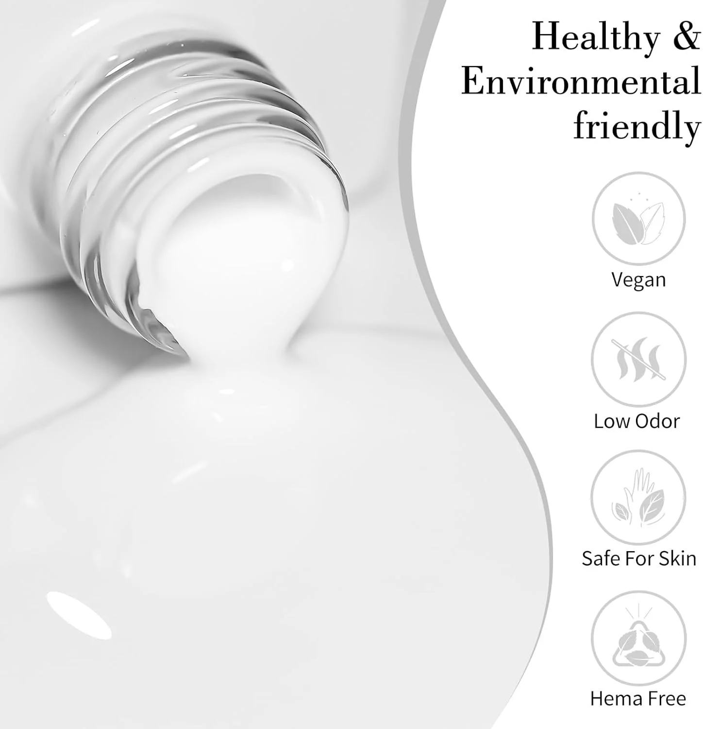 لاک ژل سفید CANNI، یک عدد لاک ژل رنگ سفید خالص، لاک سفید ناخن، براق، خیساندن U V ژل ناخن، مانیکور ناخن فرانسوی، سالن DIY-9025