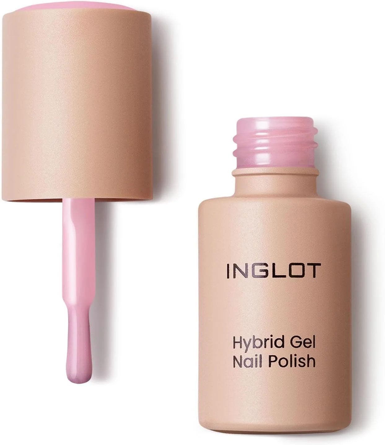 لاک ژل هیبریدی اینگلوت 305 صورتی پاستلی