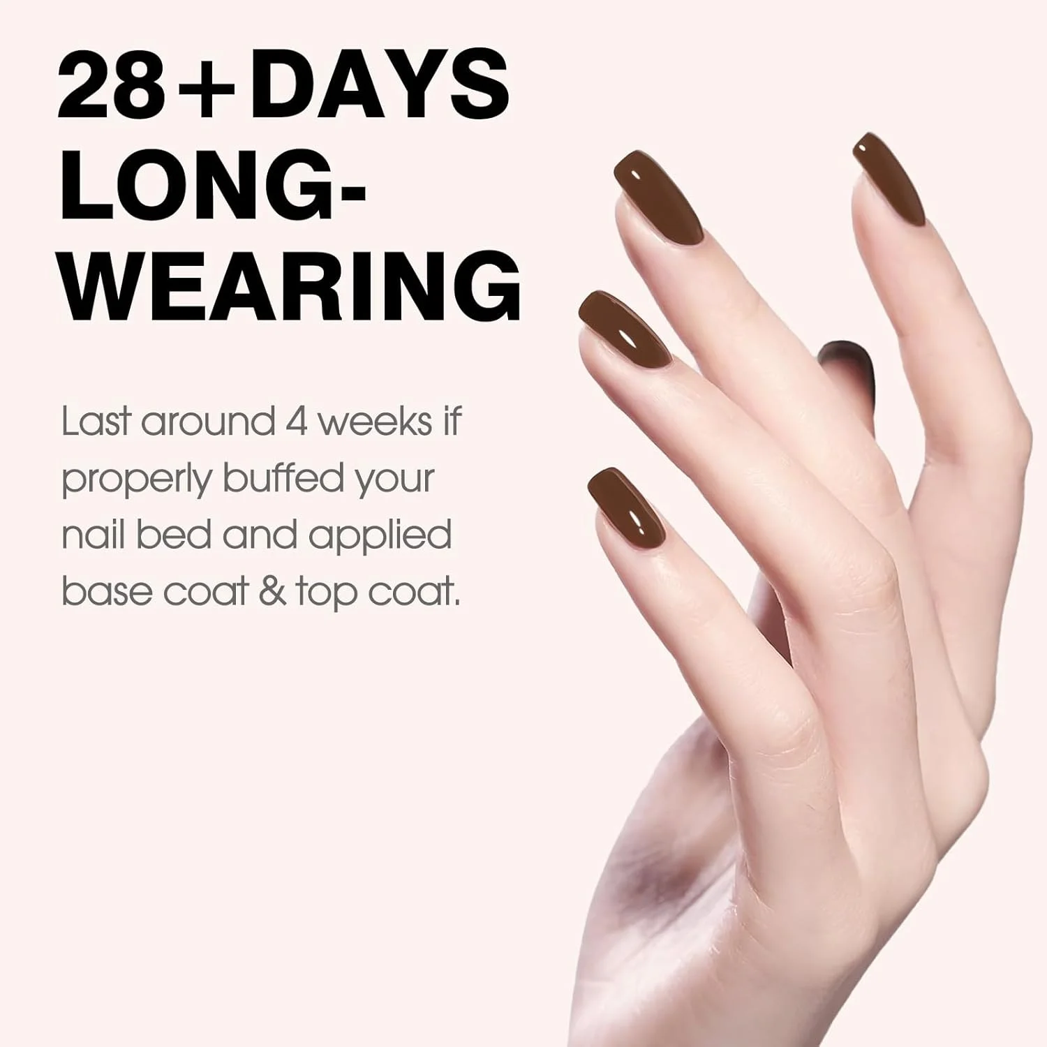 لاک ژل قهوه ای تیره CANNI، 1 عدد لاک ژل قهوه ای، لاک ژل قهوه ای ایرلندی، لاک ناخن ژلی براق، لاک ژل یو وی، مانیکور ناخن فرانسوی، مناسب سالن و استفاده شخصی