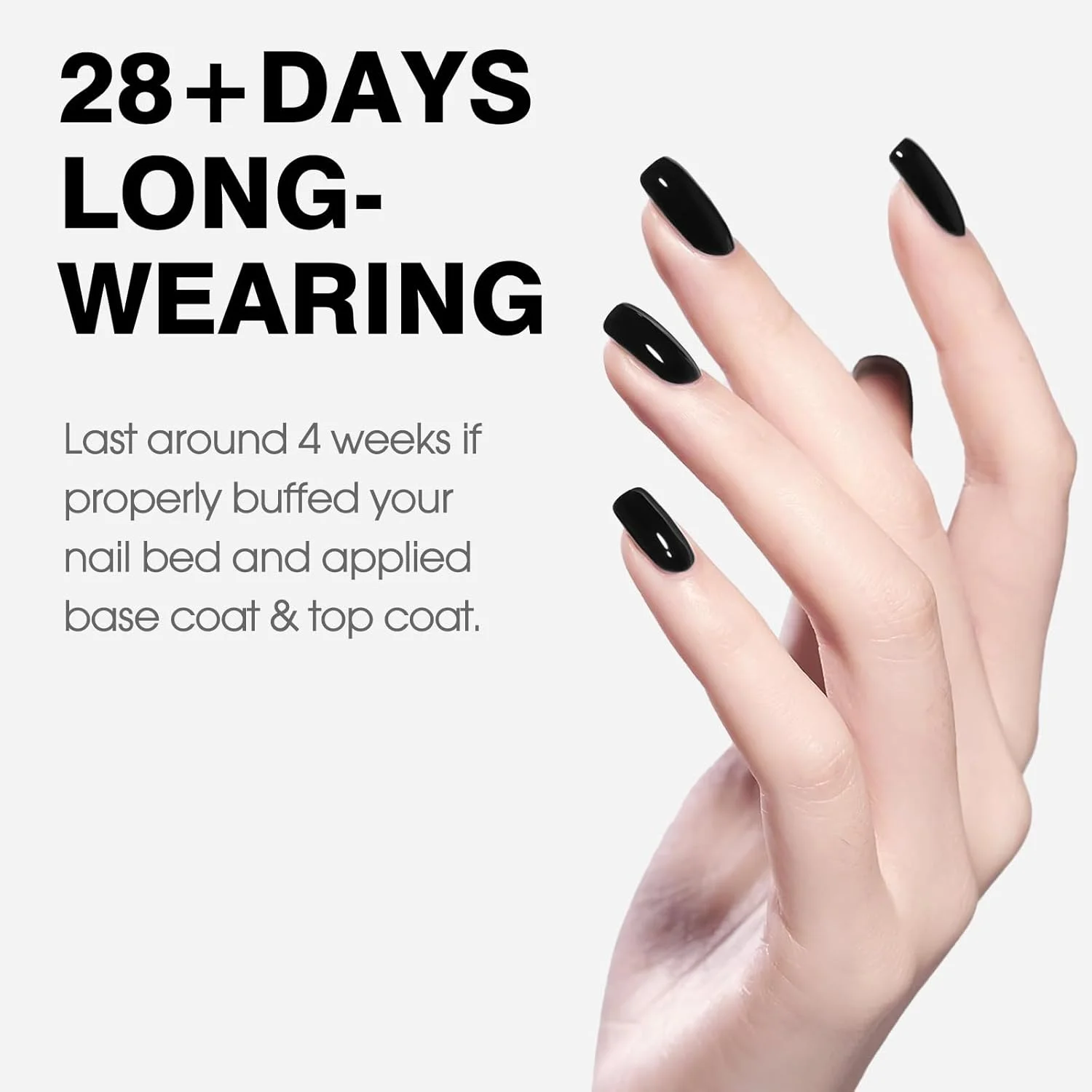 لاک ژل مشکی CANNI، 1 عدد لاک ژل مشکی رنگ مشکی خالص، لاک ژل ناخن براق، لاک ژل یو وی، مانیکور ناخن فرانسوی، مناسب سالن و استفاده شخصی