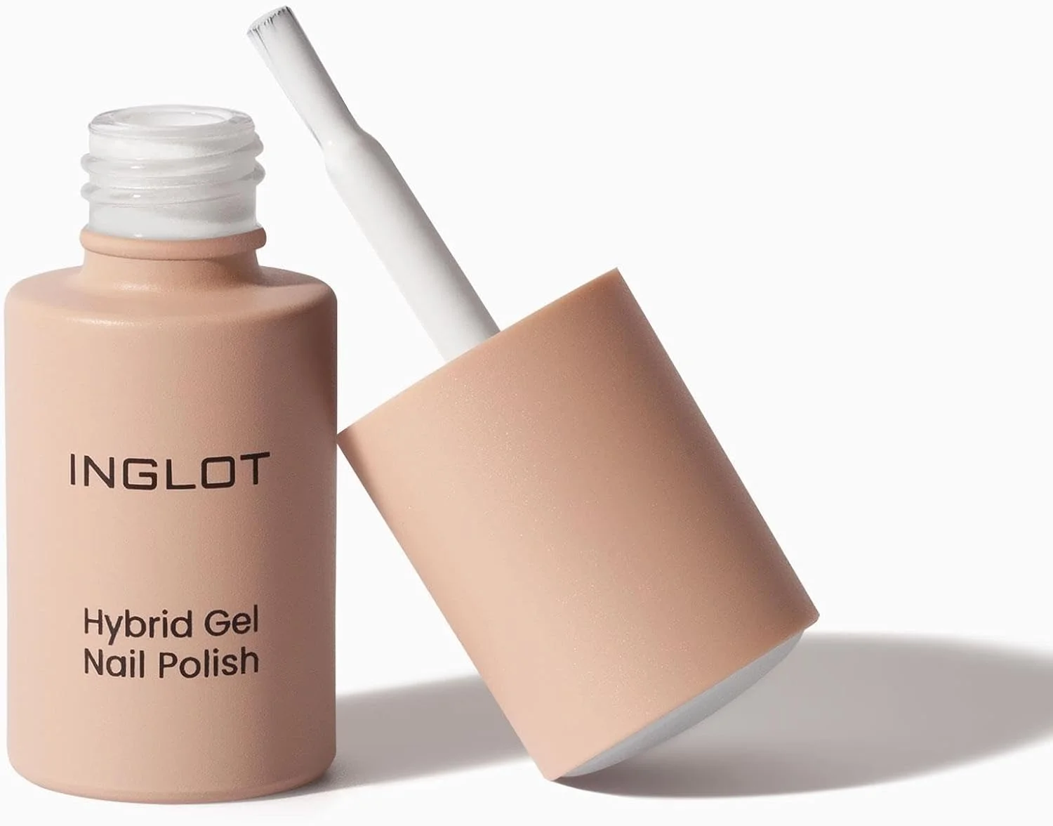 لاک ژل ناخن هیبرید اینگلوت 301 سفید کلاسیک