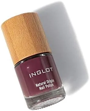 لاک ناخن طبیعی اورجینال اینگلوت، بادوام، زود خشک شونده، دارای قابلیت تنفس، 8 میلی لیتر، فرمولاسیون وگان، رزبری پاور پلام 008