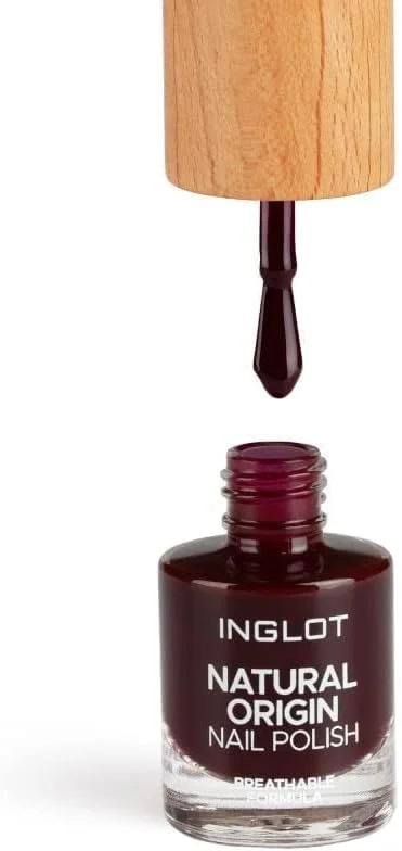 لاک ناخن با منشاء طبیعی اینگلوت، رنگ مرلو خشک 025