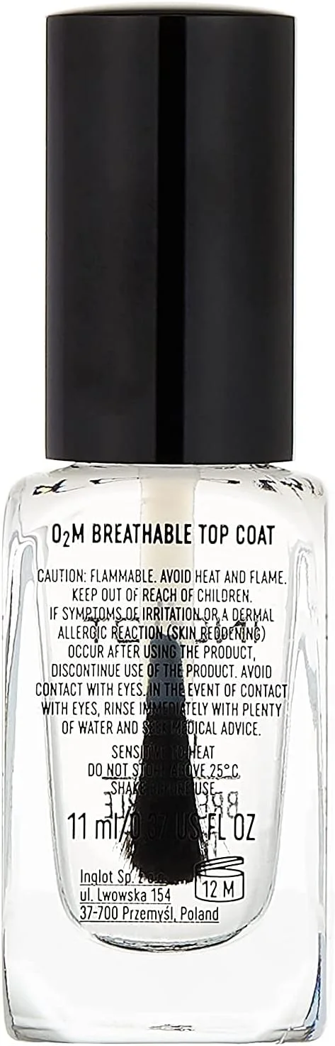 لاک ناخن براق کننده اینگلوت O2M، حجم ۱۱ میلی لیتر