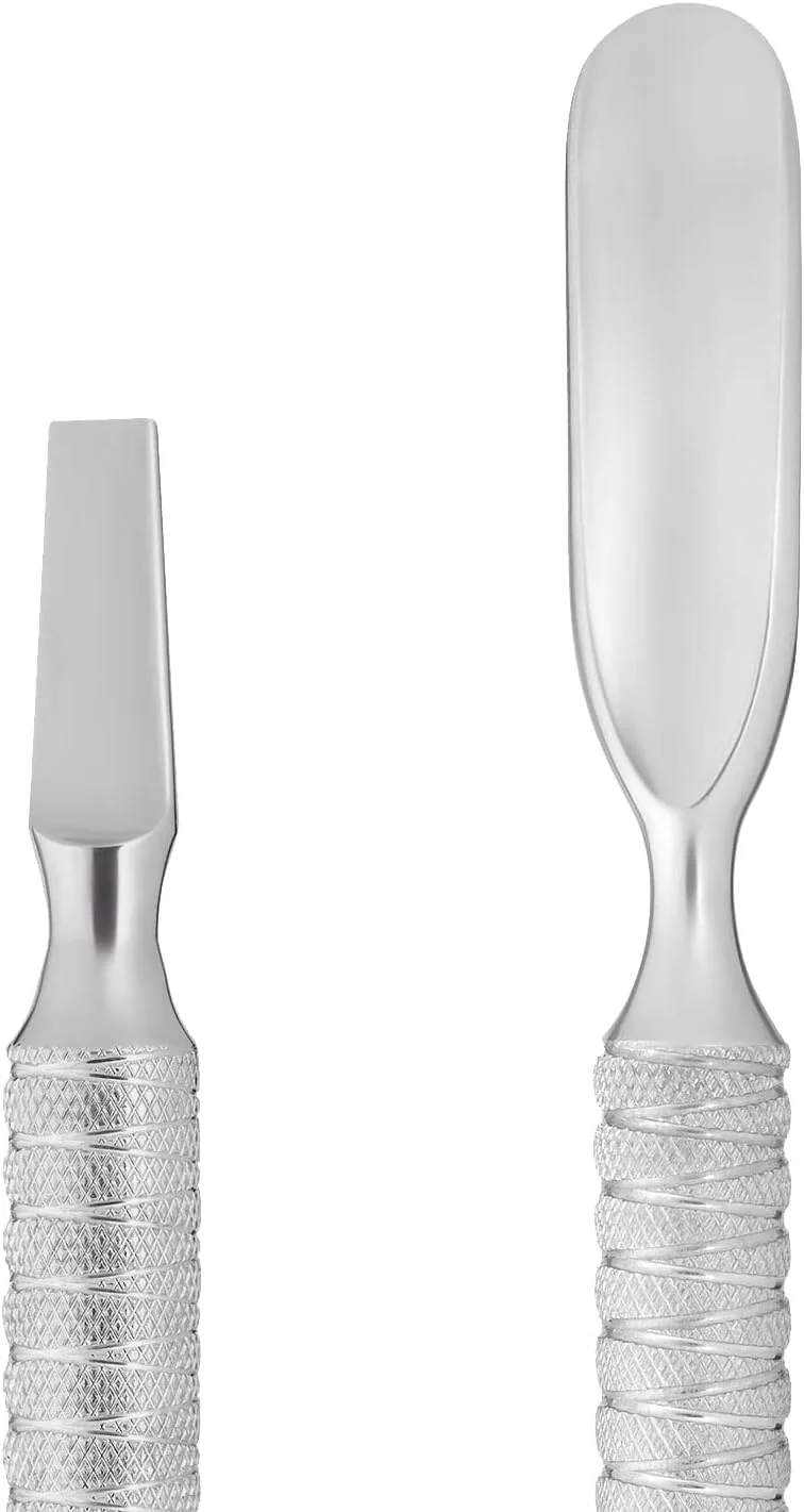 ابزار ناخن فرو رفته برونسون، عقب‌راننده و برش‌دهنده کوتیکول، ابزار پدیکور، عقب‌راننده کوتیکول دو سر استیل ضد زنگ حرفه‌ای، ابزار حذف لاک ژل UV، تریمر کوتیکول ناخن