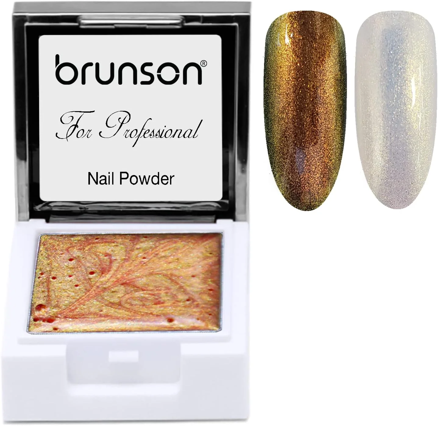 پودر ژل ناخن برانسون UV طراحی ناخن آبرنگ شفق قطبی مربع ژل ناخن پودر مایع پیگمنت جامد 5 گرم اکلیلی غیر روان UV منعکس کننده چسب جامد پودر ژل لاک ناخن مانیکور SE02