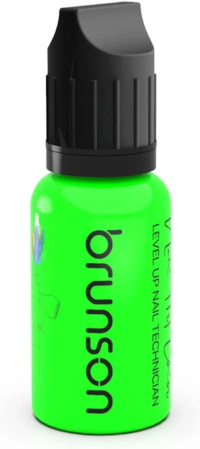 جوهر طراحی ناخن، رنگ ایربراش، رنگ اکریلیک، لاک ناخن/رنگدانه برای مدل، سرگرمی، صنایع دستی، چرم و نقاشی کفش، شابلون ناخن، رنگ های ایر براش ناخن، فلورسنت سبز نئون (60 میلی لیتر)