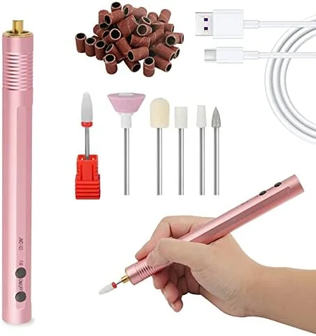 دستگاه سوهان برقی ناخن قابل حمل حرفه ای 15000 دور در دقیقه، دستگاه سوهان ناخن شارژی بی سیم برای از بین بردن لاک ژل، ابزار مانیکور پدیکور ناخن های اکریلیک سالن دستگاه سوهان برقی ناخن قابل حمل حرفه ای 15000 دور در دقیقه، دستگاه سوهان ناخن شارژی بی سیم برای از بین بردن لاک ژل، ابزار مانیکور پدیکور ناخن های اکریلیک سالن