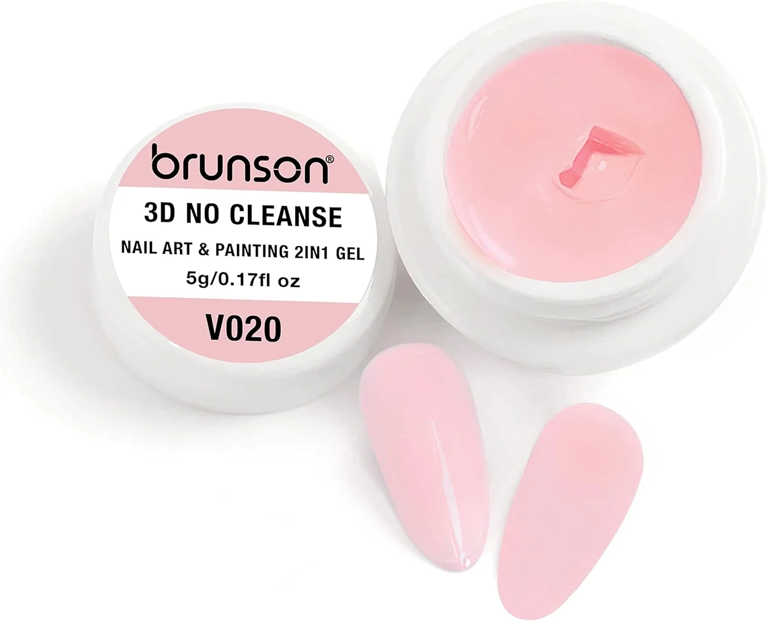 مجموعه لاک ژل ناخن LED UV برانسون، مناسب برای مانیکور، طراحی ناخن نیمه دائم، ژل های رنگی خالص