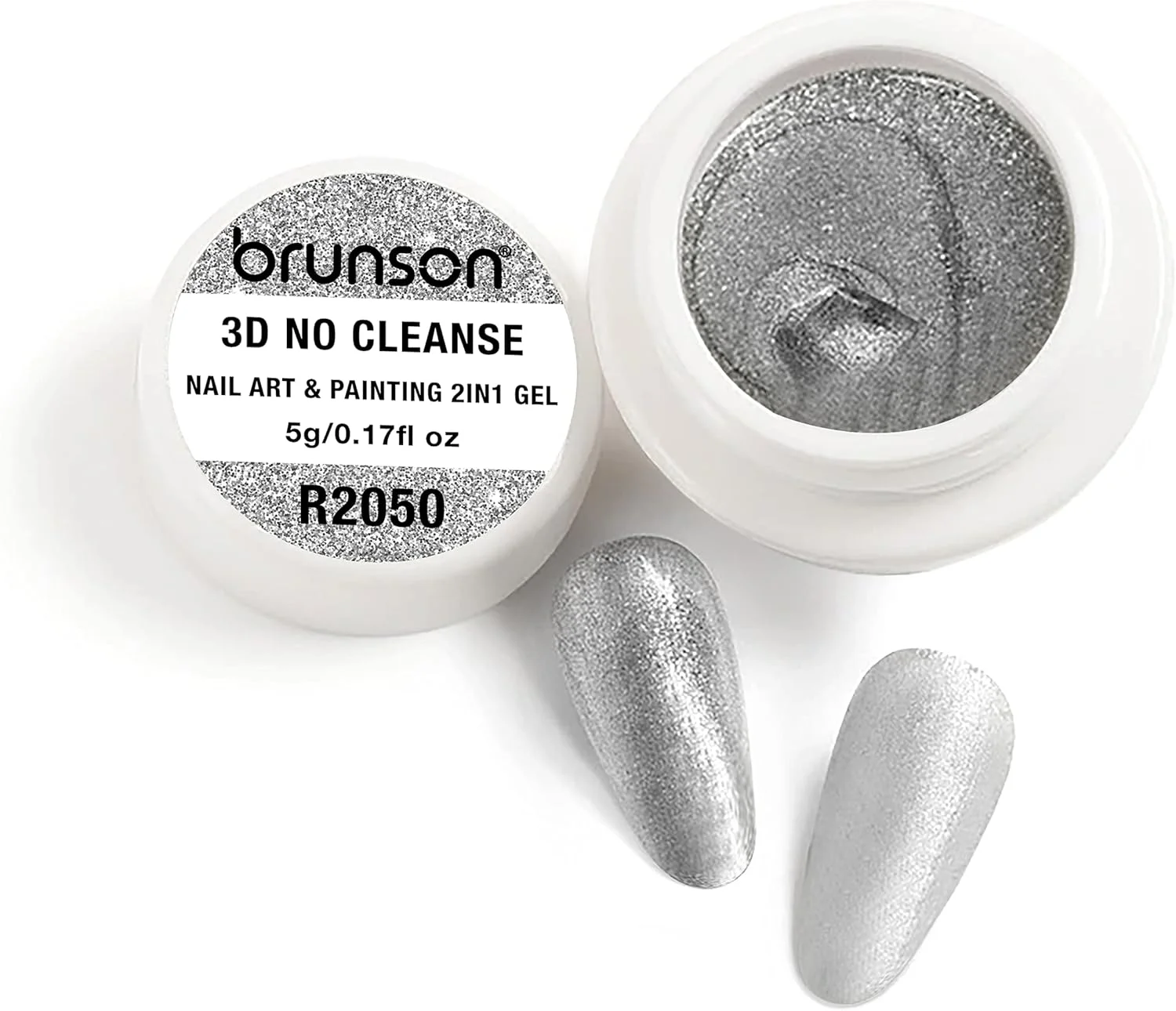 ست لاک ژل ناخن LED UV برونسون، مناسب برای مانیکور، طراحی ناخن نیمه دائمی، ژل های رنگی خالص