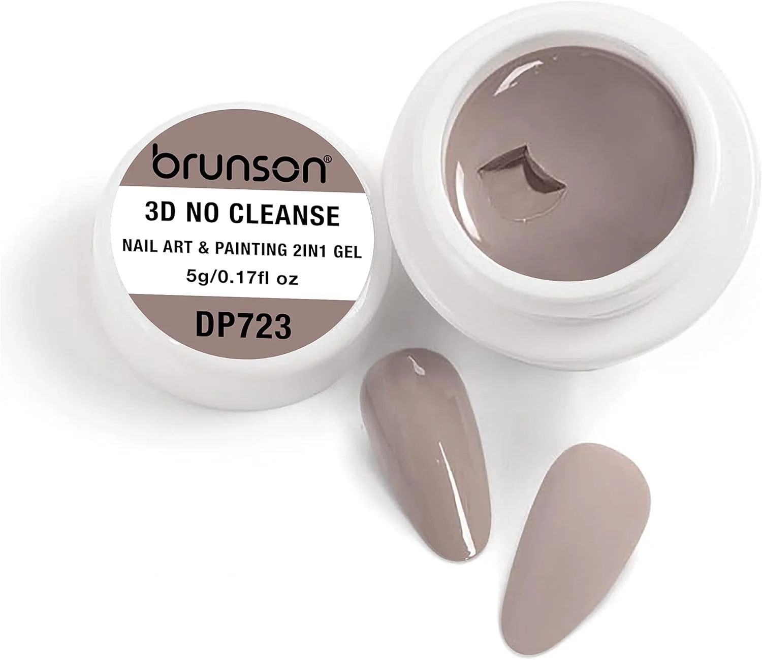 مجموعه لاک ژل ناخن LED UV برانسون، مناسب برای مانیکور، طراحی ناخن نیمه دائمی، رنگ خالص