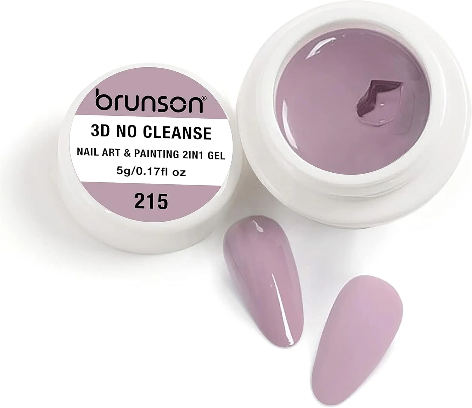 مجموعه لاک ژل ناخن LED UV برونسون، مناسب برای مانیکور، طراحی ناخن نیمه دائمی، رنگ خالص