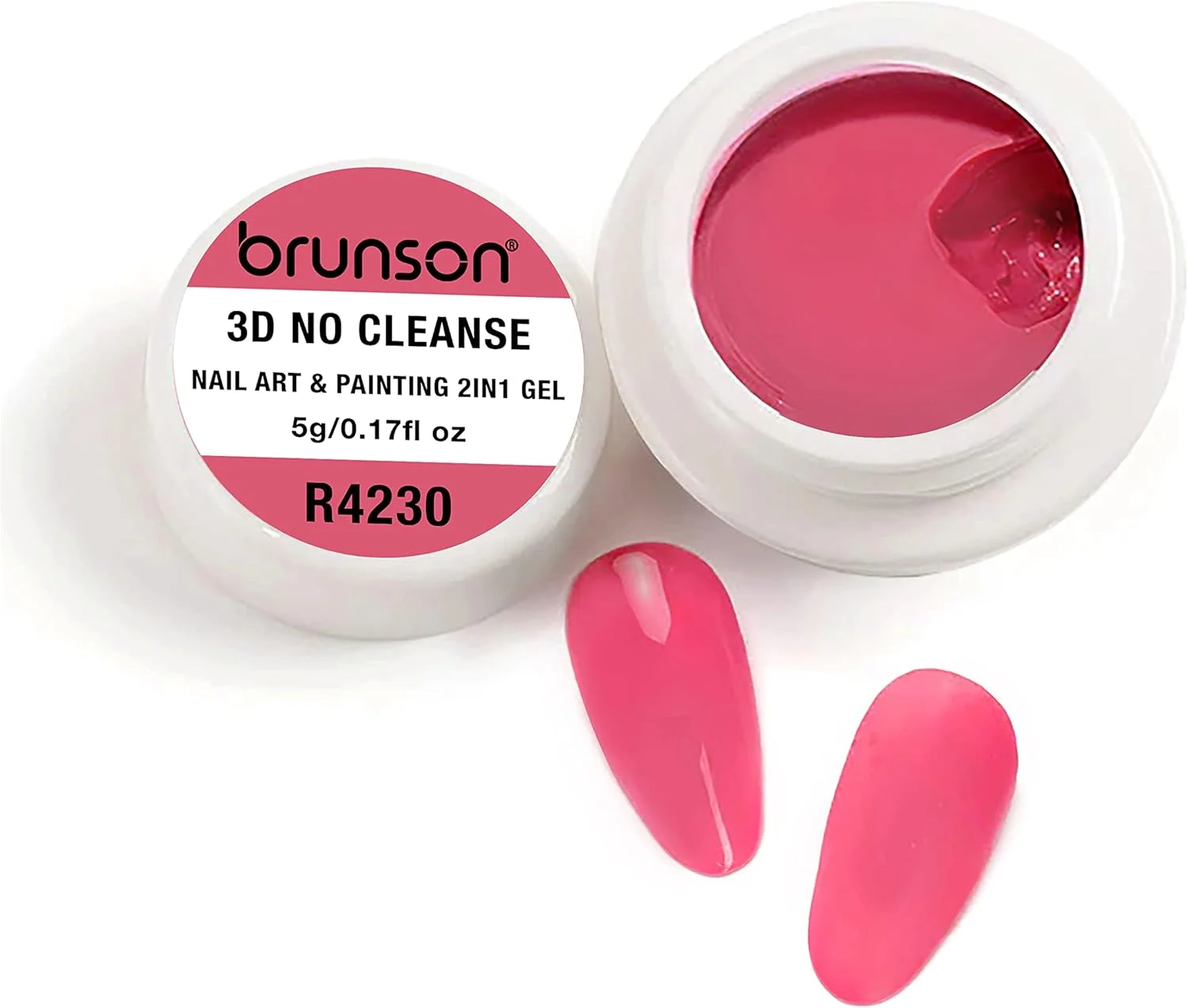 مجموعه لاک ژل ناخن LED UV برانسون، مناسب برای مانیکور، طراحی ناخن نیمه دائم، ژل های رنگی خالص