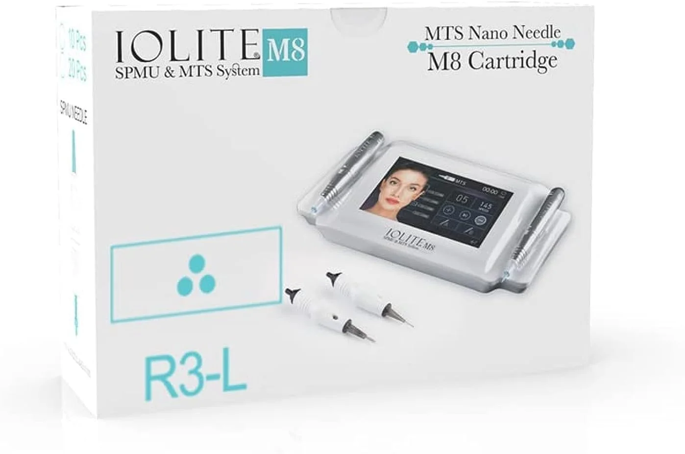 کارتریج سوزن جایگزین دستگاه حرفه ای برونسون IOLITE M8 MTS & SPMU مدل R3-L، سیستم درمانی MTS، بسته 10 عددی