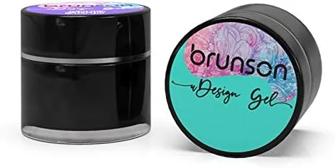 لاک ژل طراح ناخن برونسون، ژل اکلیلی برای طراحی ناخن - خشک شدن با لامپ LED/UV مدل DP09