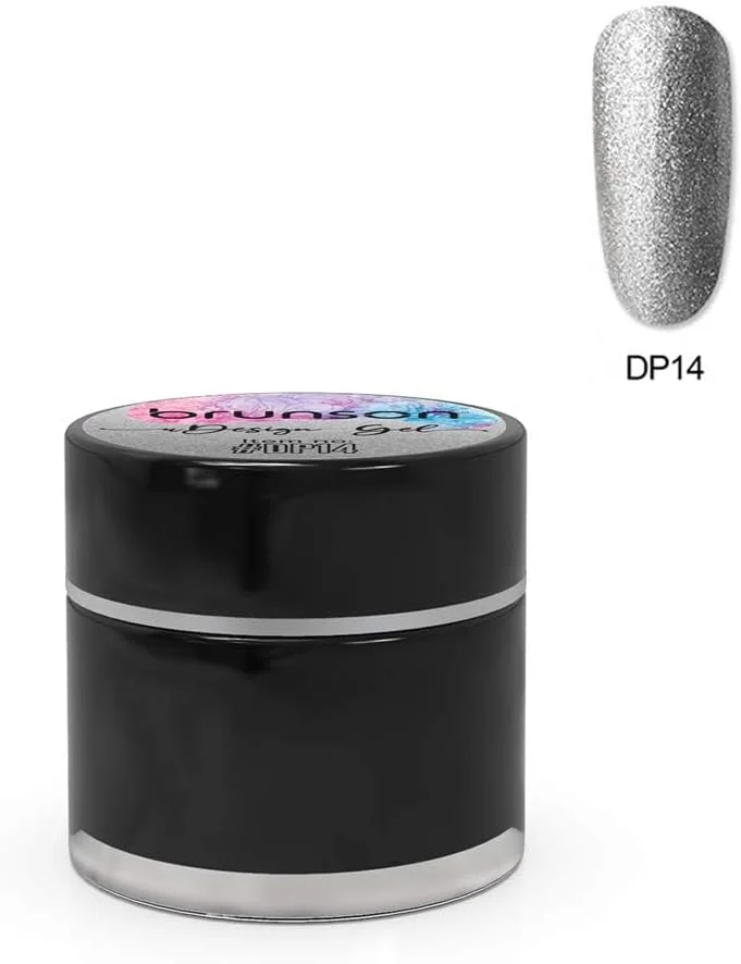 لاک ژل طراحی ناخن برونسون، ژل اکلیلی برای طراحی ناخن - خشک شدن با لامپ LED/UV مدل DP14