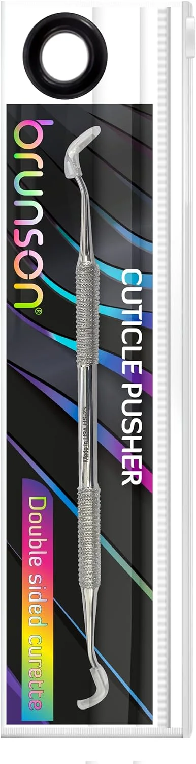 ابزار عقب‌راننده کوتیکول ناخن دو طرفه استیل ضد زنگ مناسب مانیکور و پدیکور