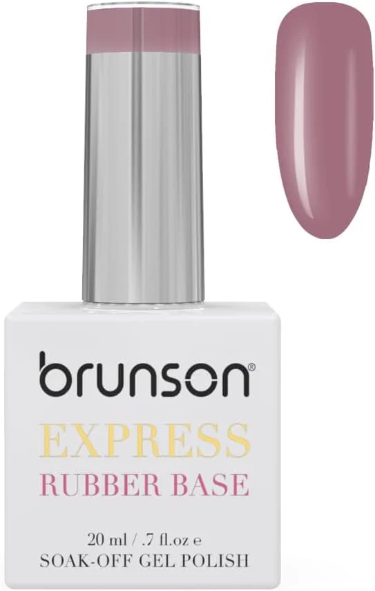 ژل بیس رابر برانسون 20 میلی لیتر – لایه پایه ژل ناخن UV/LED با ماندگاری طولانی برای ناخن های ضعیف و شکننده – وگان، بدون تست حیوانی، ژل پولیش سازنده انعطاف پذیر برای تقویت ناخن های طبیعی