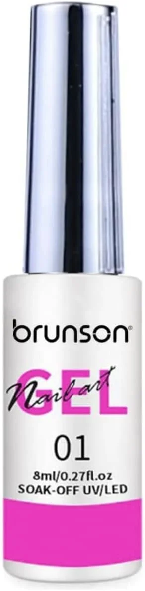 لاک ژل طراحی ناخن برانسون، مناسب طراحی و نقاشی ناخن، نیاز به خشک شدن با دستگاه UV/LED، مناسب استفاده در سالن و طراحی ناخن در خانه