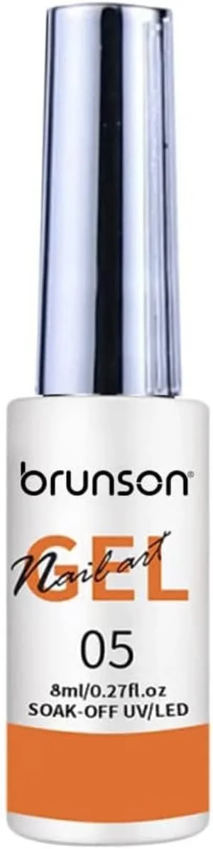 لاک ژل طراحی ناخن برونسون، مناسب طراحی و نقاشی ناخن، نیازمند خشک شدن با دستگاه UV/LED، مناسب استفاده در سالن و طراحی ناخن در منزل