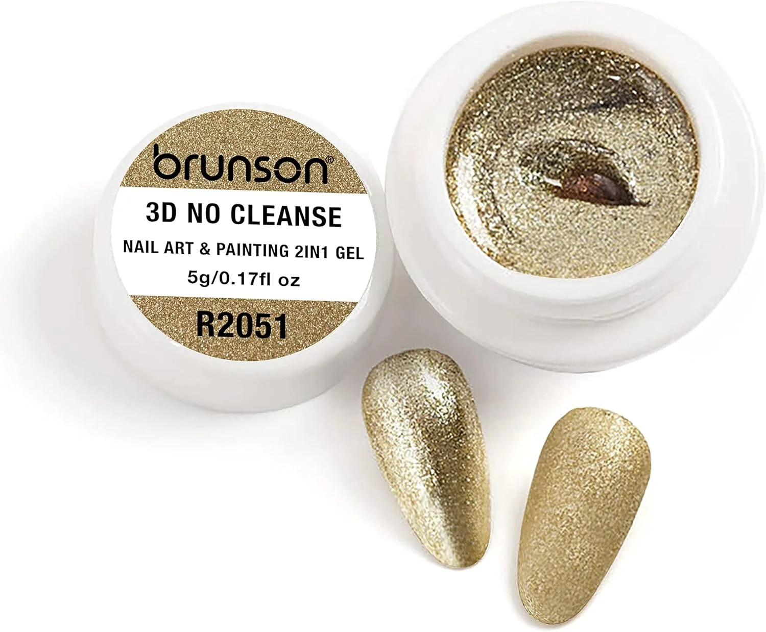 مجموعه لاک ژل ناخن LED UV برانسون، مناسب برای مانیکور، طراحی ناخن نیمه دائمی، رنگ خالص