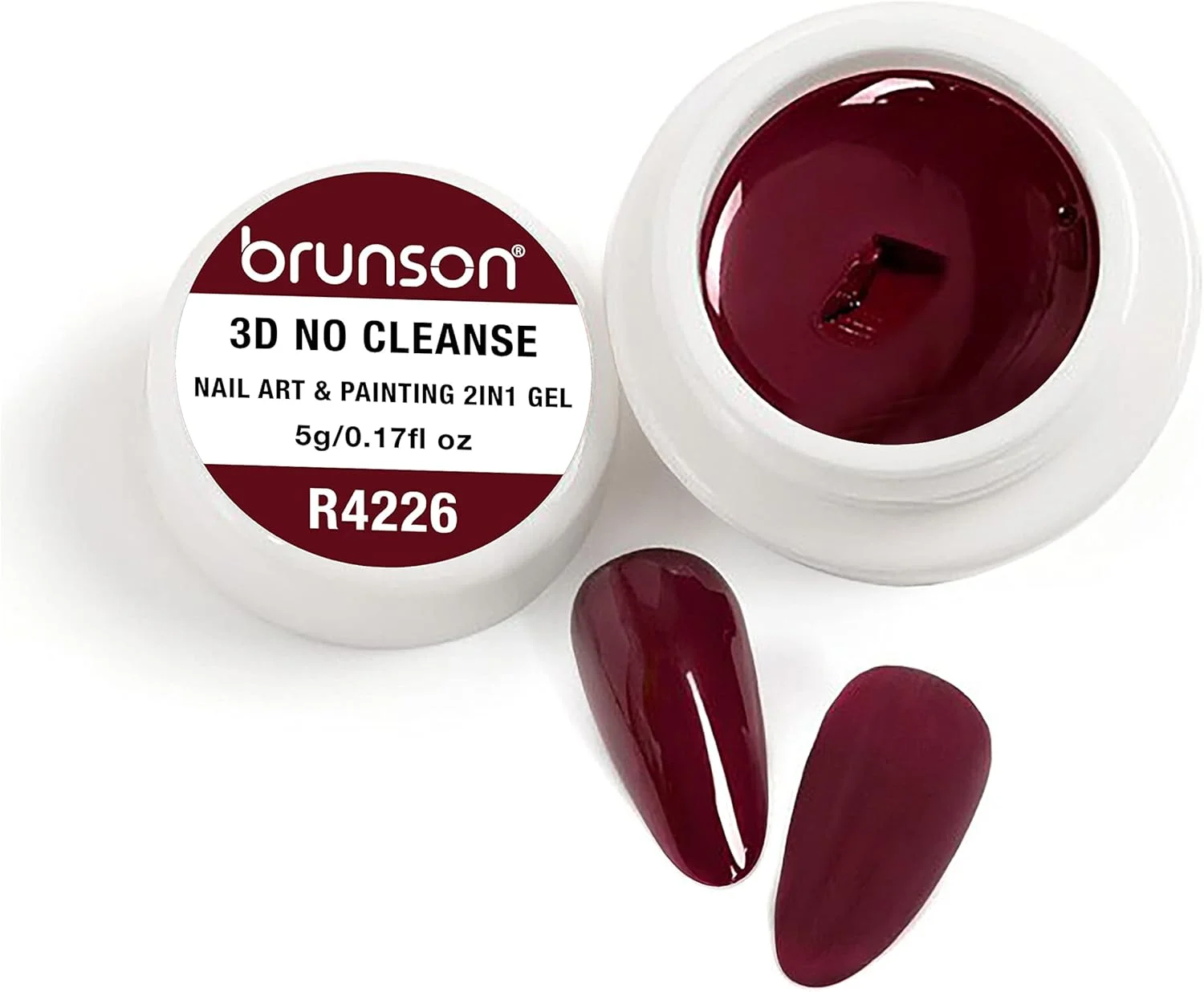 ست لاک ژل ناخن LED UV برانسون، مناسب برای مانیکور، طراحی ناخن نیمه دائمی، رنگ خالص