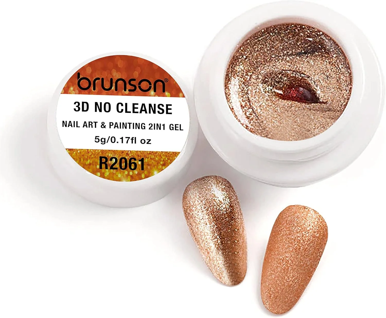 مجموعه لاک ژل ناخن LED UV برونسون، مناسب برای مانیکور، طراحی ناخن نیمه دائمی، رنگ خالص