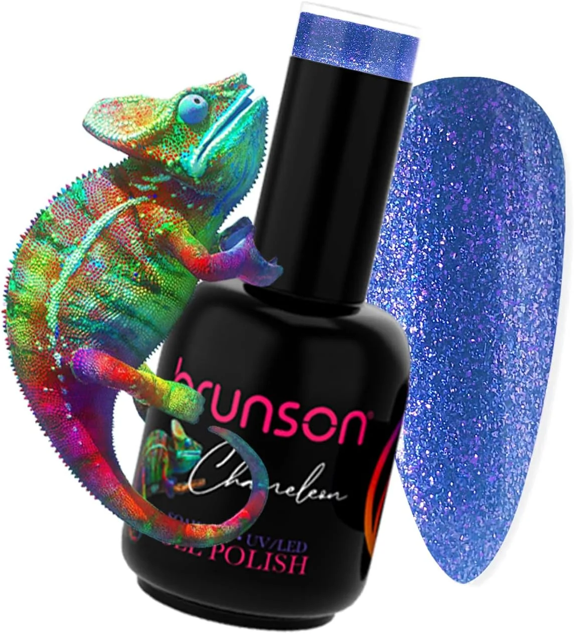 لاک ژل ناخن برانسون، لاک ژل با قابلیت خیساندن، مناسب لامپ UV/LED، ماندگاری طولانی، تغییر رنگی، مناسب مانیکور و خشک شدن سریع، براقیت بالا، ست لاک ژل مانیکور P6034B